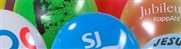 ballonger med reklamtryck utst&auml;llningar