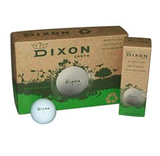 dixon golfbollar med tryck milj&ouml;v&auml;nliga