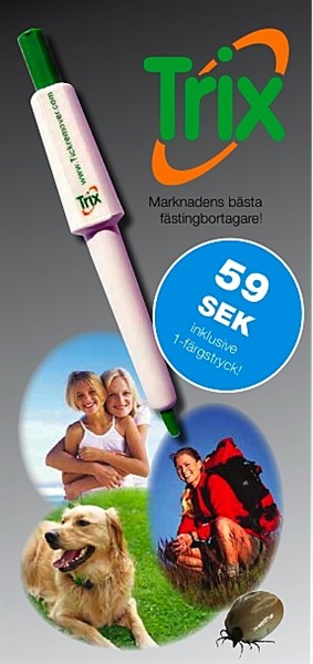 f&auml;stingplockare med  tryck